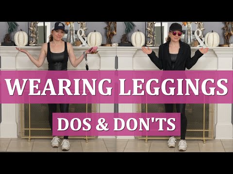 What To Wear &amp; NOT Wear With Leggings / Fashionable Leisure, Casual &amp; Dressy Outfits With Leggings