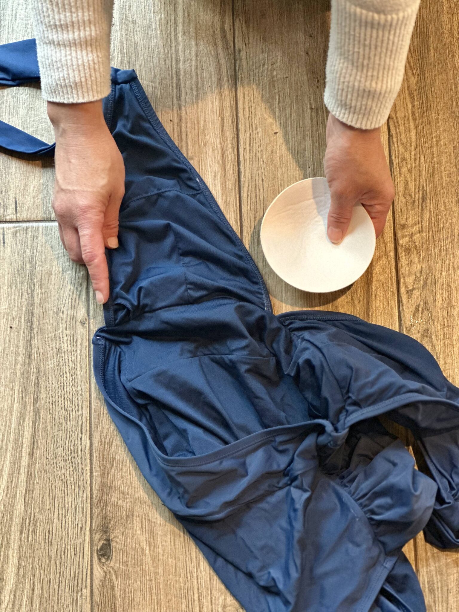 How to Put Padding in a One Piece Swimsuit Attire Project